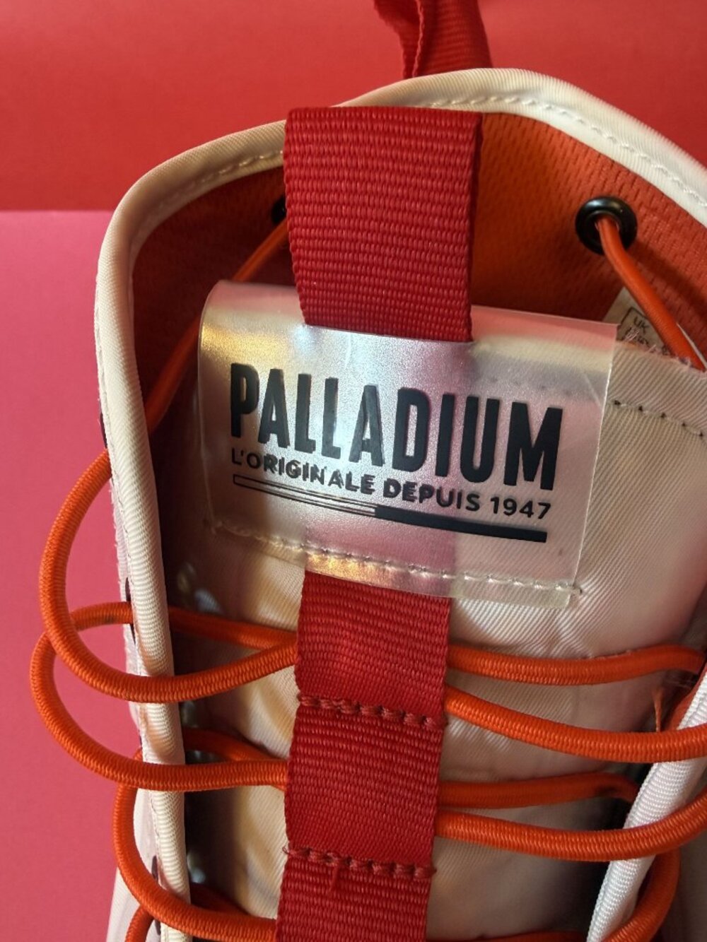 Palladium Pallashock Mid Ticket to Earth Star White Sneaker Boots - Picture 6 of 11